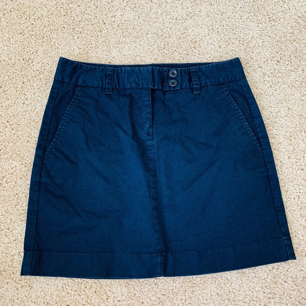 Vineyard Vines Navy Dayboat Skirt